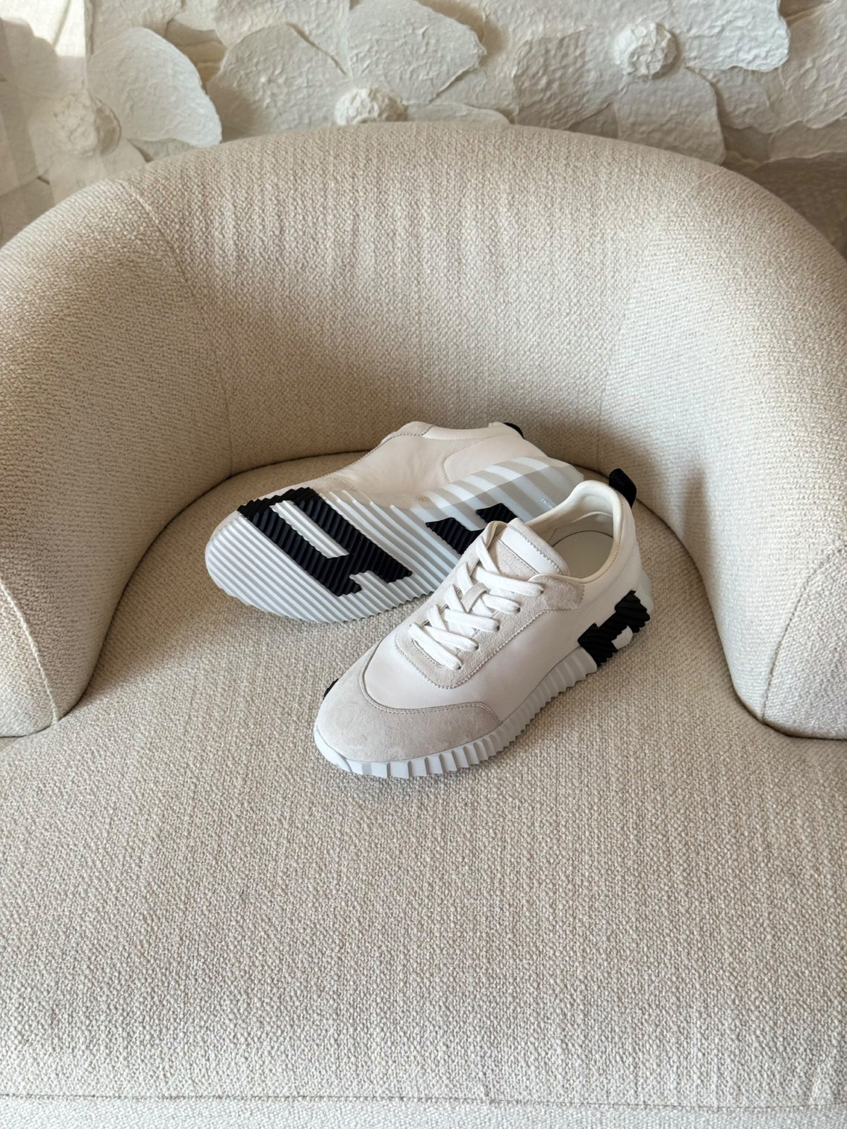 Hermès Bouncing Panel Sneakers - White