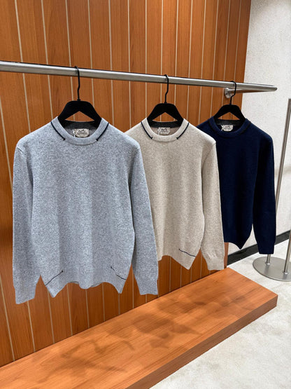 Hermès Sweater - Grey, Beige, Navy