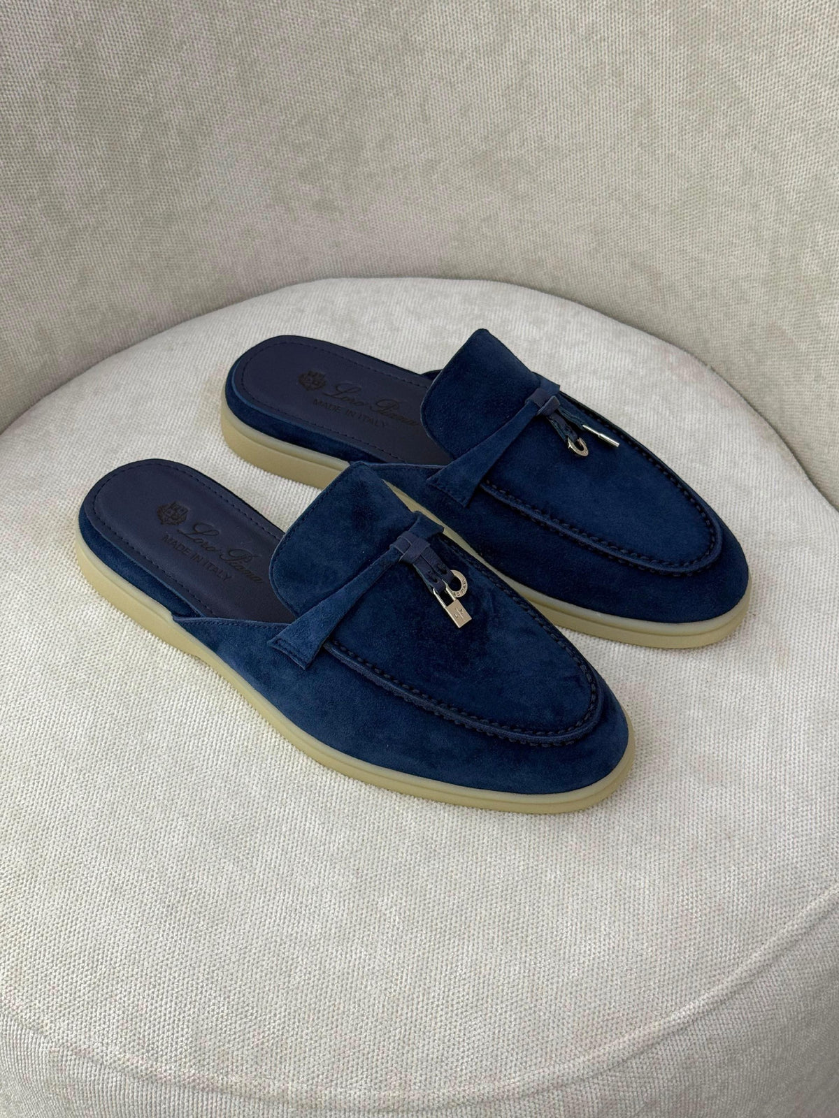 Loro Piana Mule - Navy