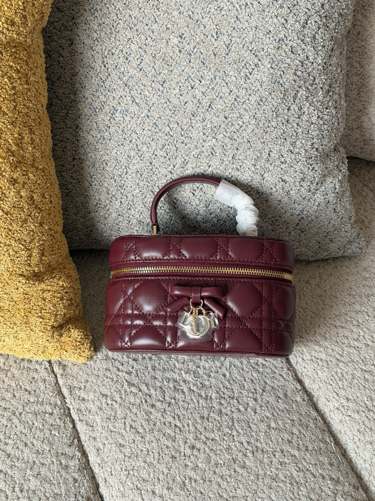 Dior Makeup Bag - Burgundy