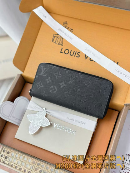 Louis Vuitton Wallet - Black Embossed