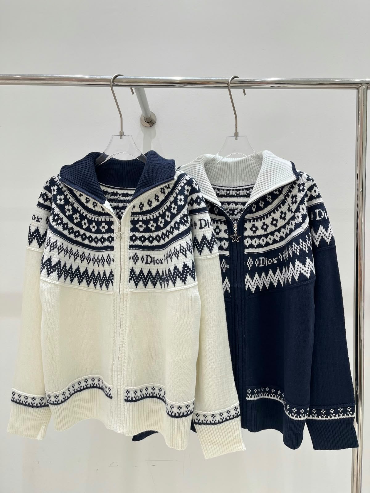 Dior Jacket - White, Navy