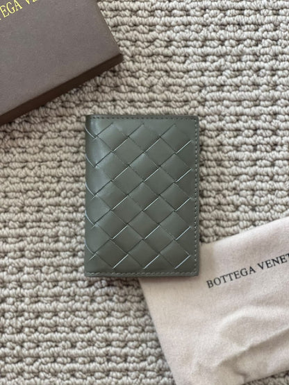 Bottega Veneta Card Holder - Dark Grey, Green, Grey, Navy