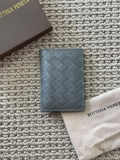 Bottega Veneta Card Holder - Dark Grey, Green, Grey, Navy