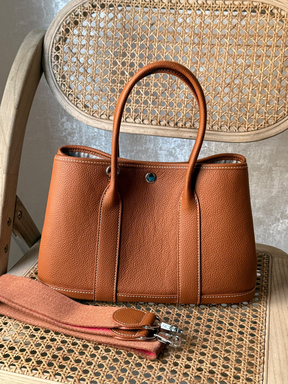 Hermes Tote Bag - Brown, Black