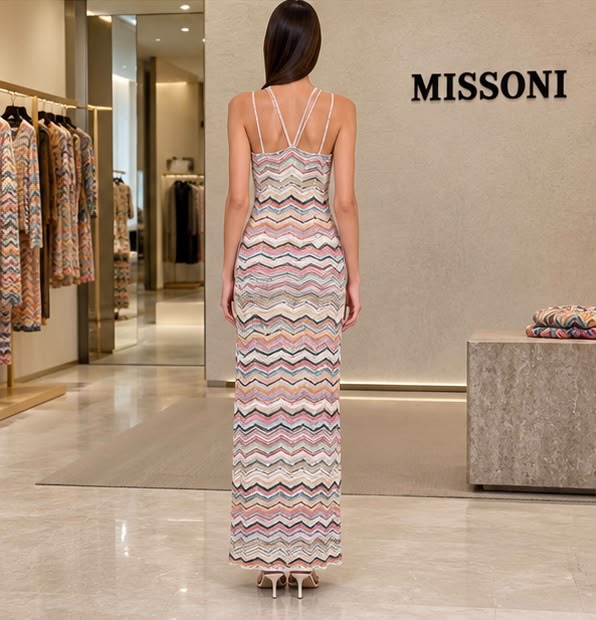 Missoni Strappy Maxi Dress - Multi