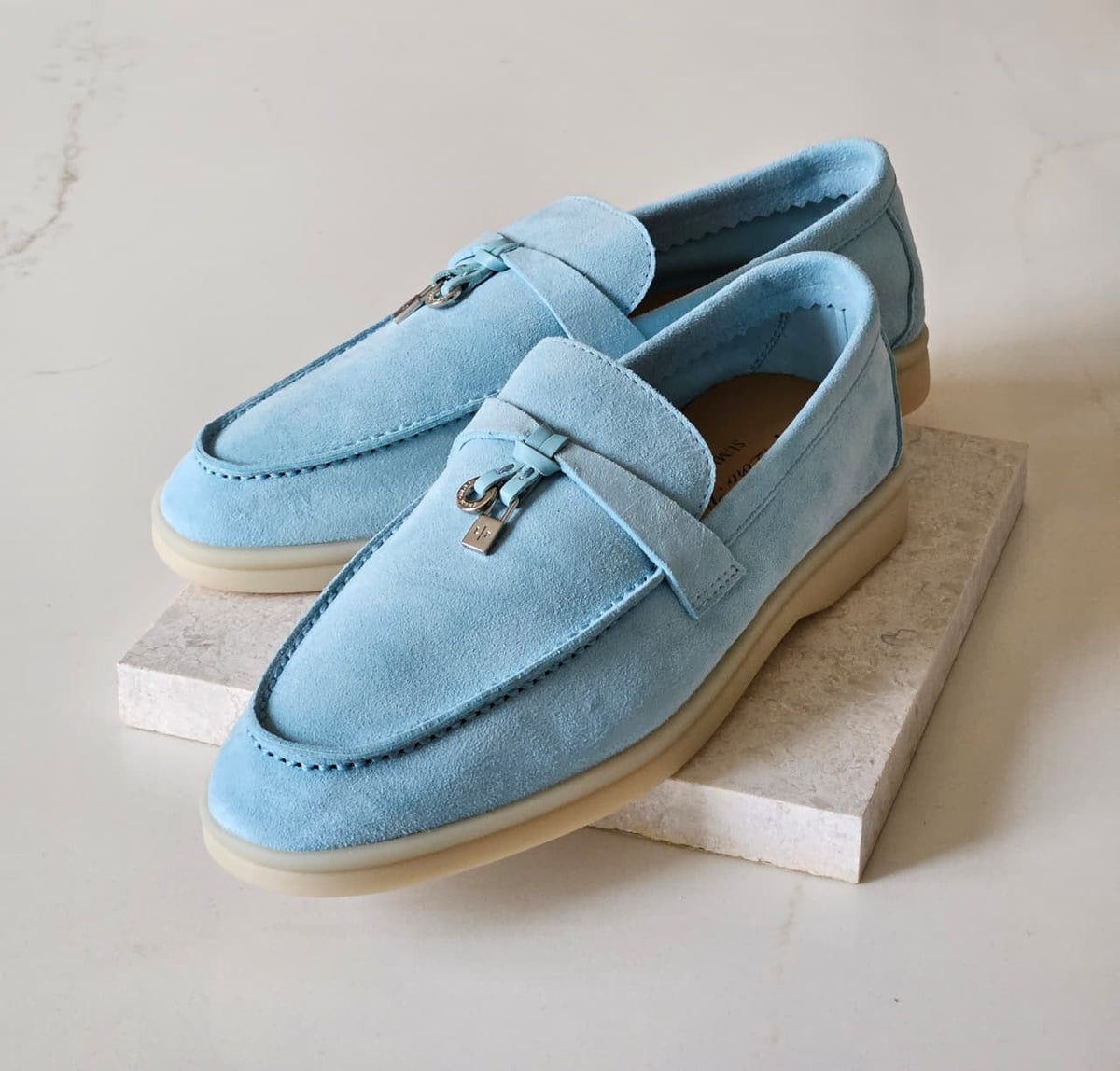 Loro Piana Loafers - Light Blue