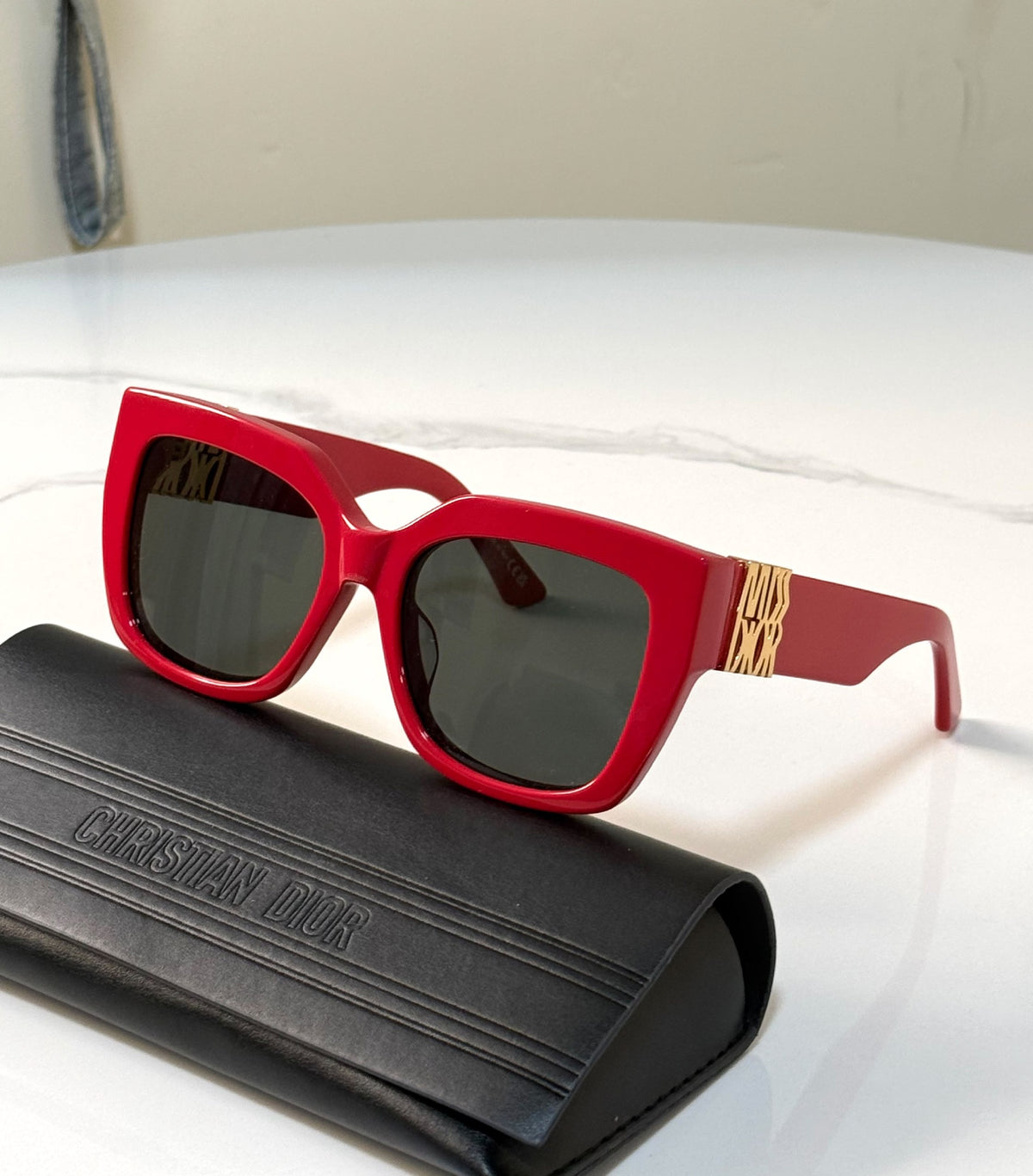 Dior Sunglasses - Red & Black