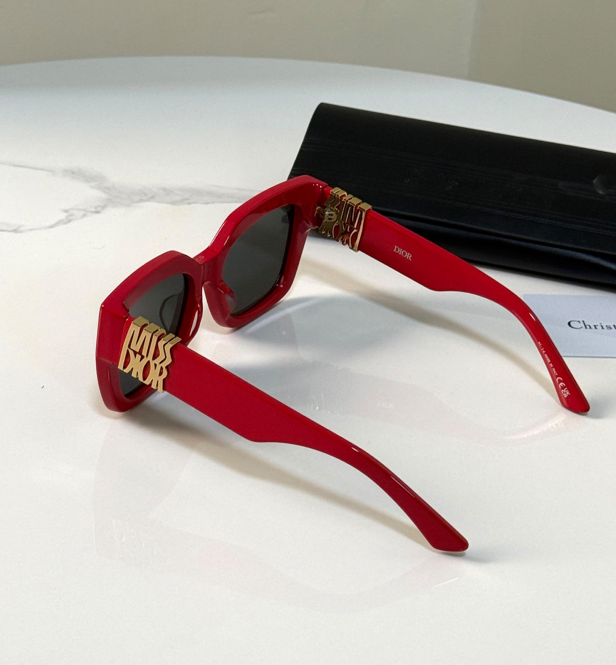 Dior Sunglasses - Red & Black