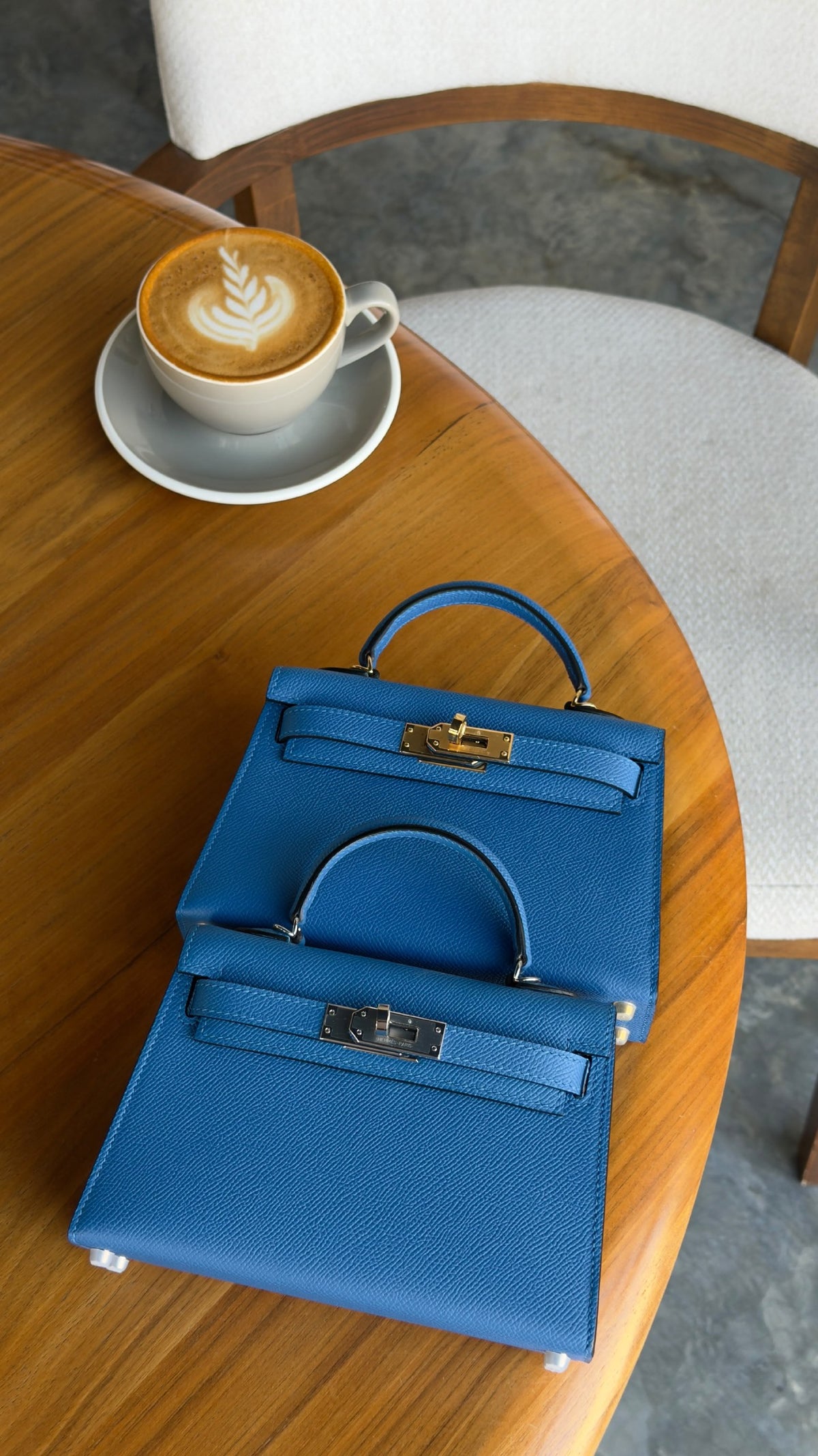 Hermes Mini Kelly Handbag - Blue