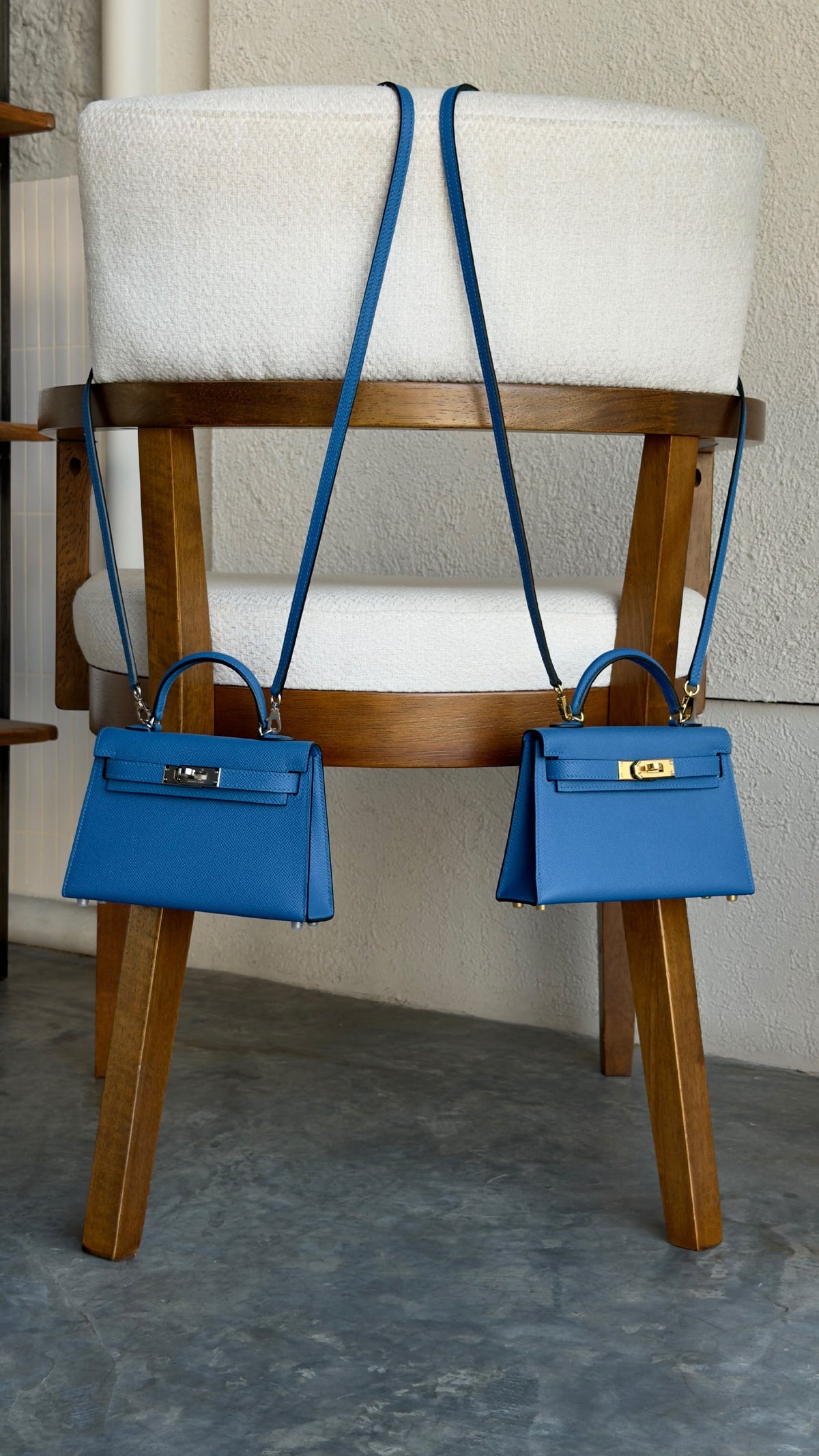 Hermes Mini Kelly Handbag - Blue