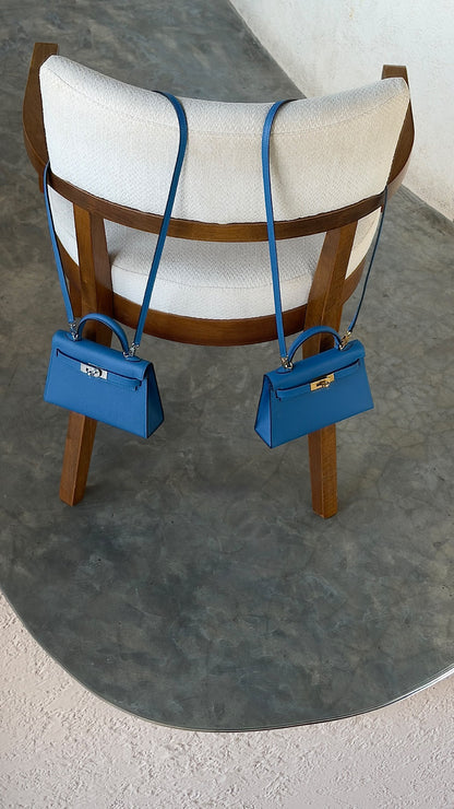 Hermes Mini Kelly Handbag - Blue