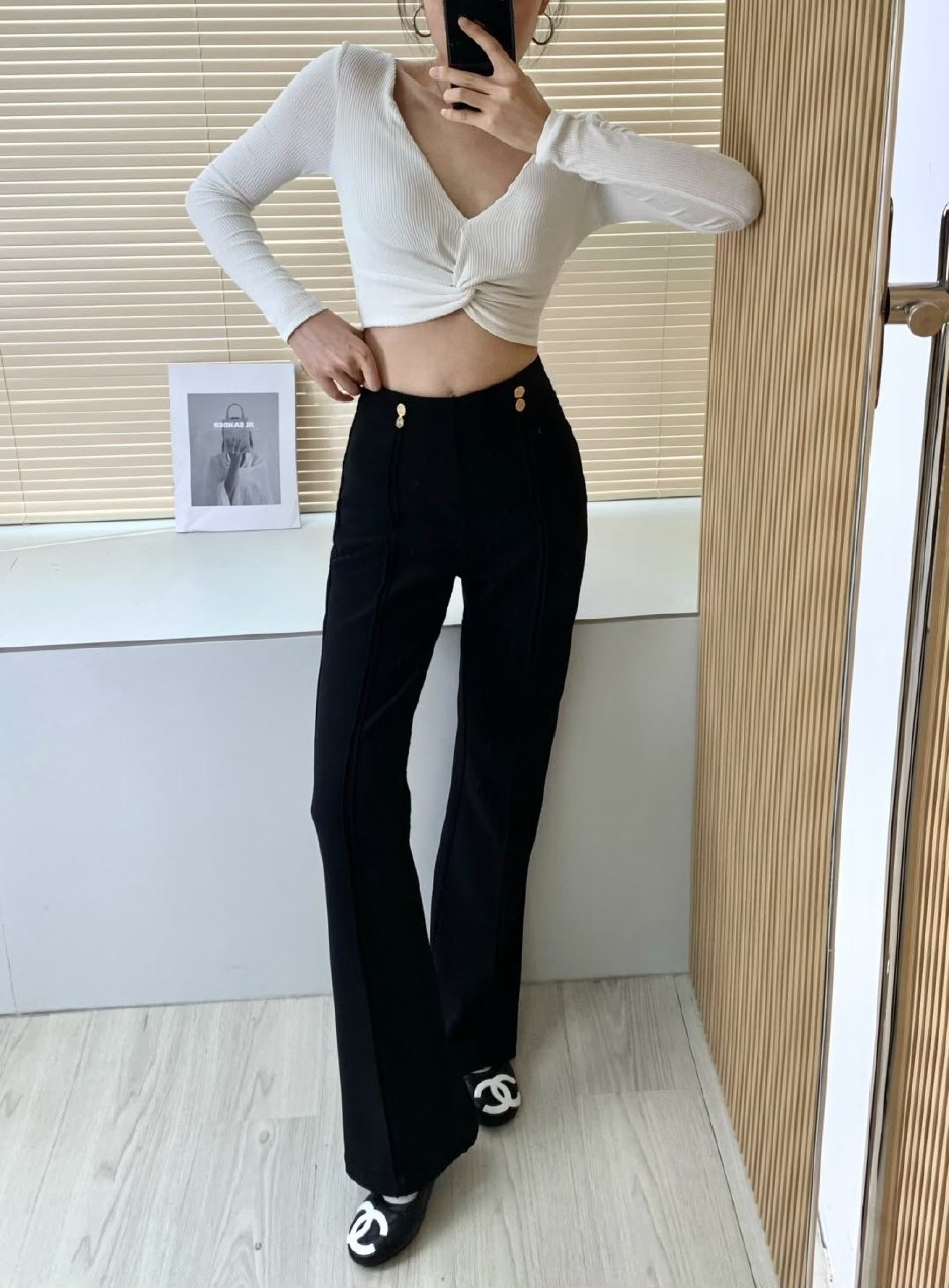 Loewe Flared Pants - Black