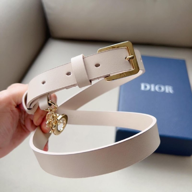 Dior Belt - Beige, Black