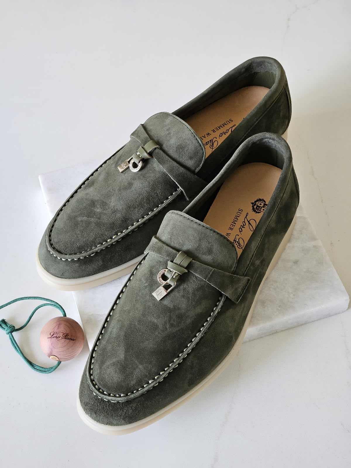 Loro Piana Loafers - Green