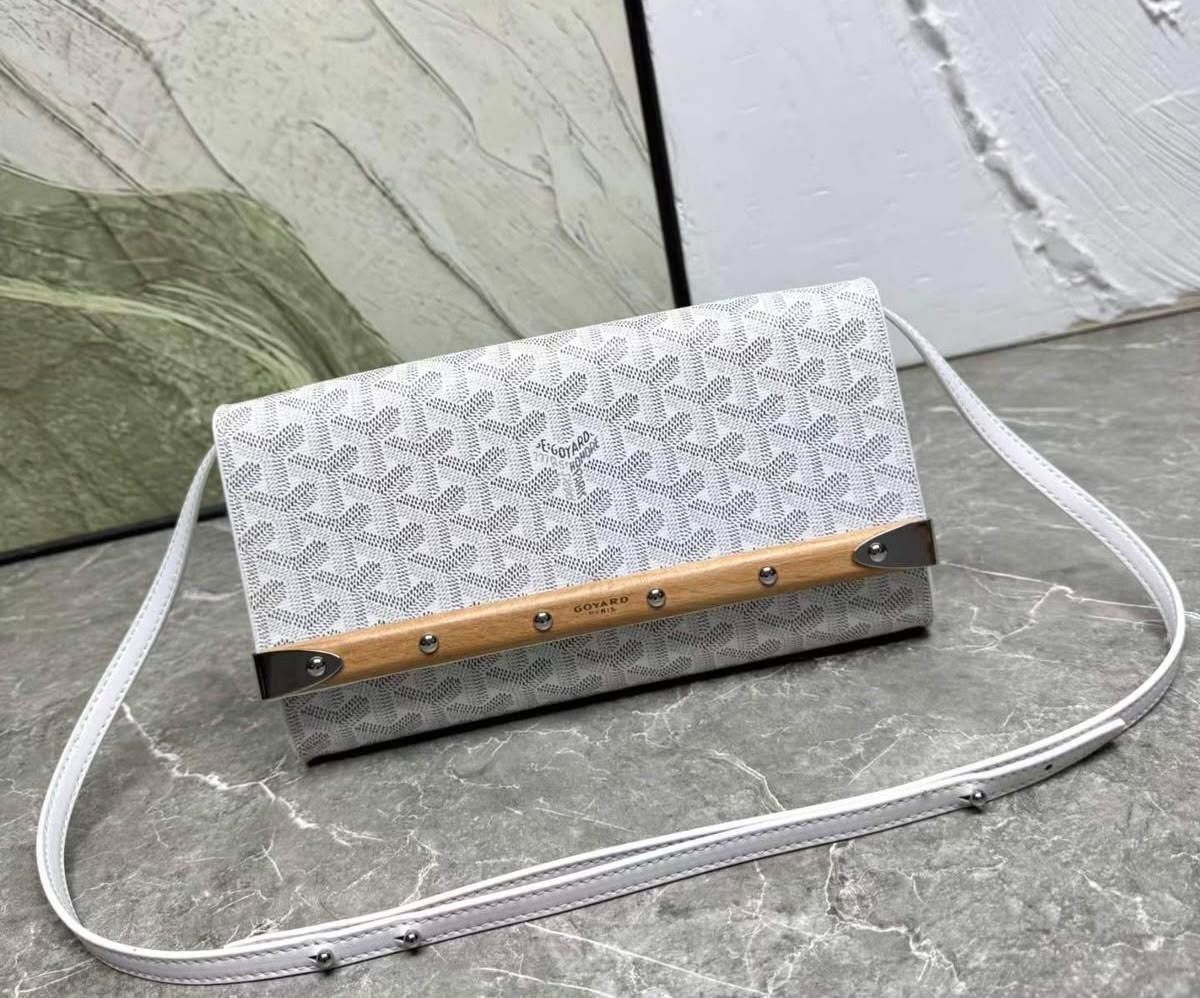 Goyard Shoulder Bag - White