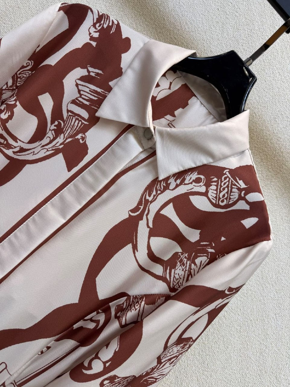 Hermès Dress - White & Brown
