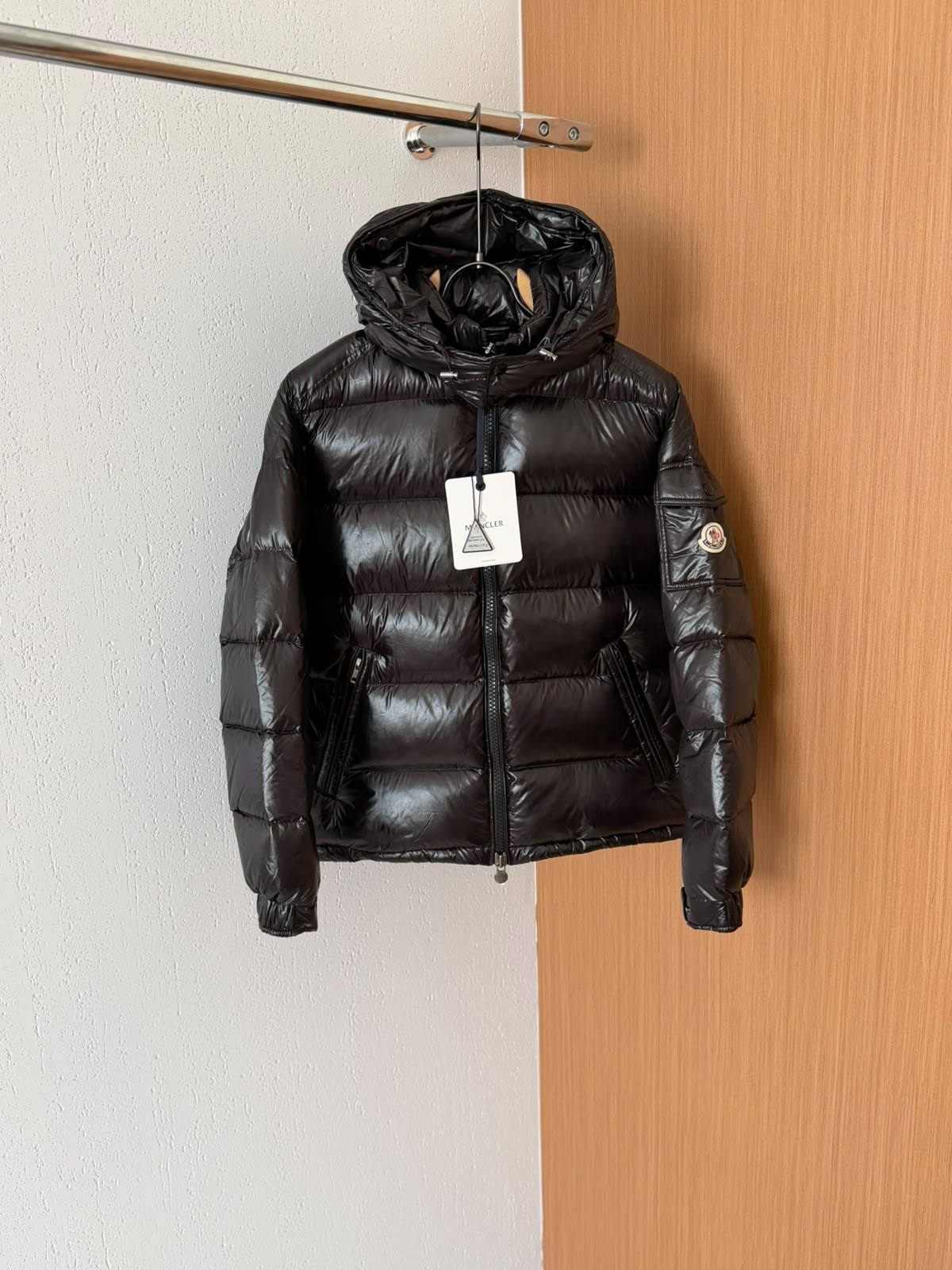 Moncler Hooded Jacket - Burgundy, Black, Dark Grey, White