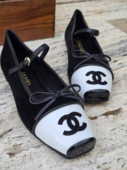 Chanel Heels - Black & White
