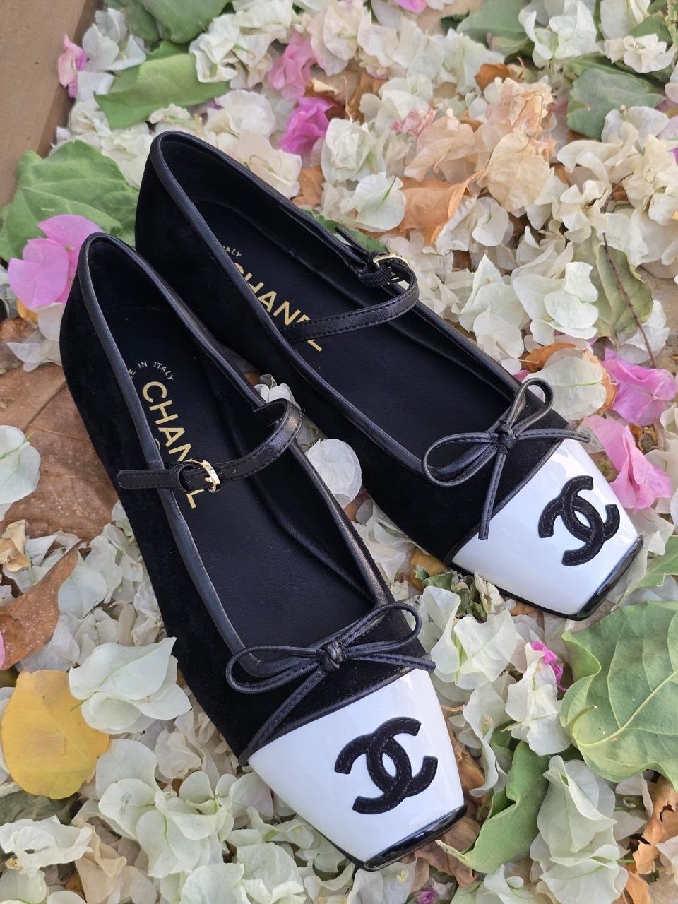 Chanel Heels - Black & White