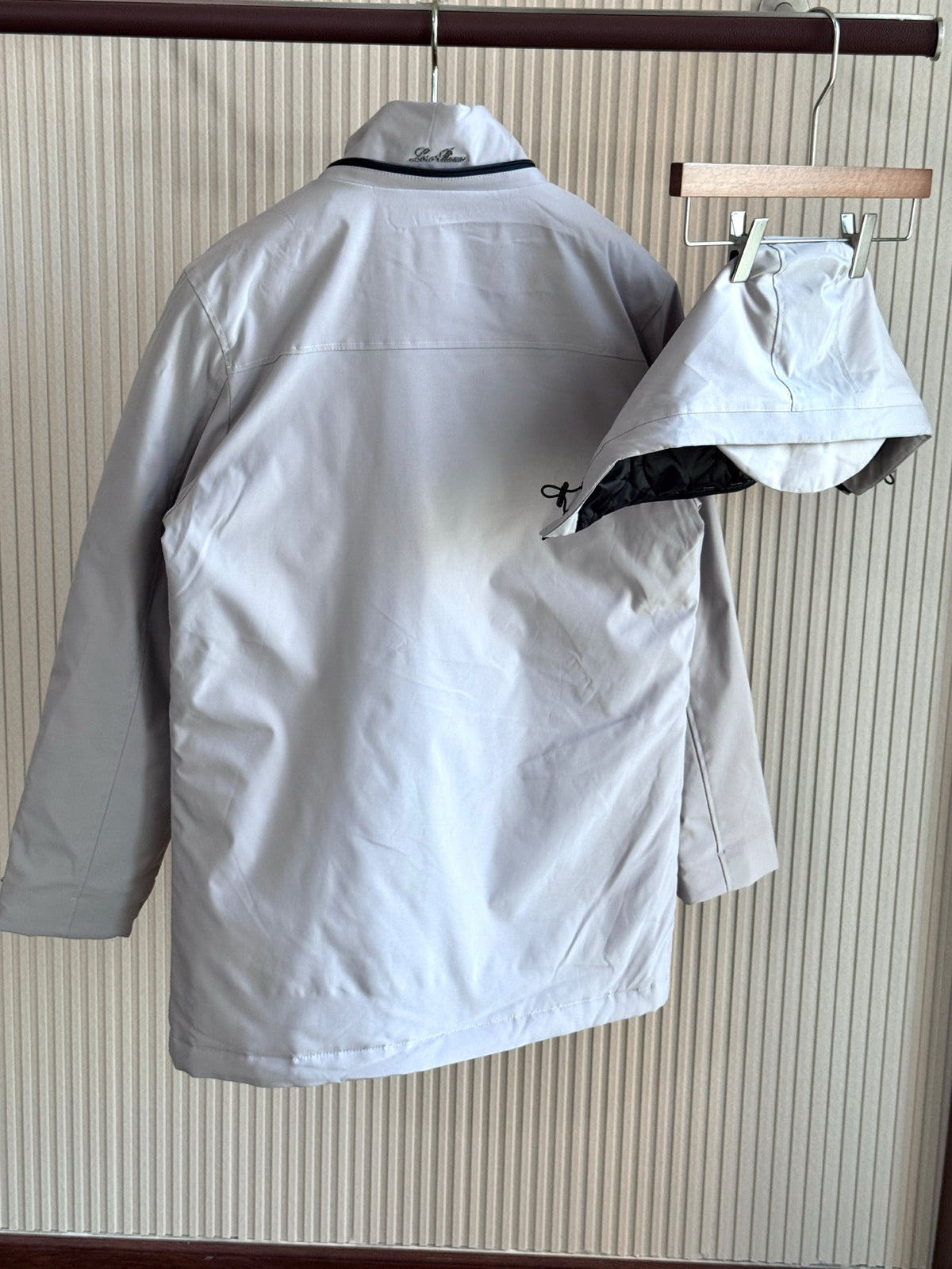 Loro Piana Cuff-Tab Jacket - White, Black