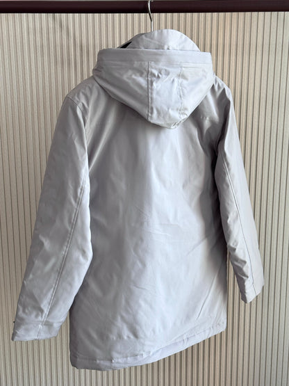 Loro Piana Cuff-Tab Jacket - White, Black