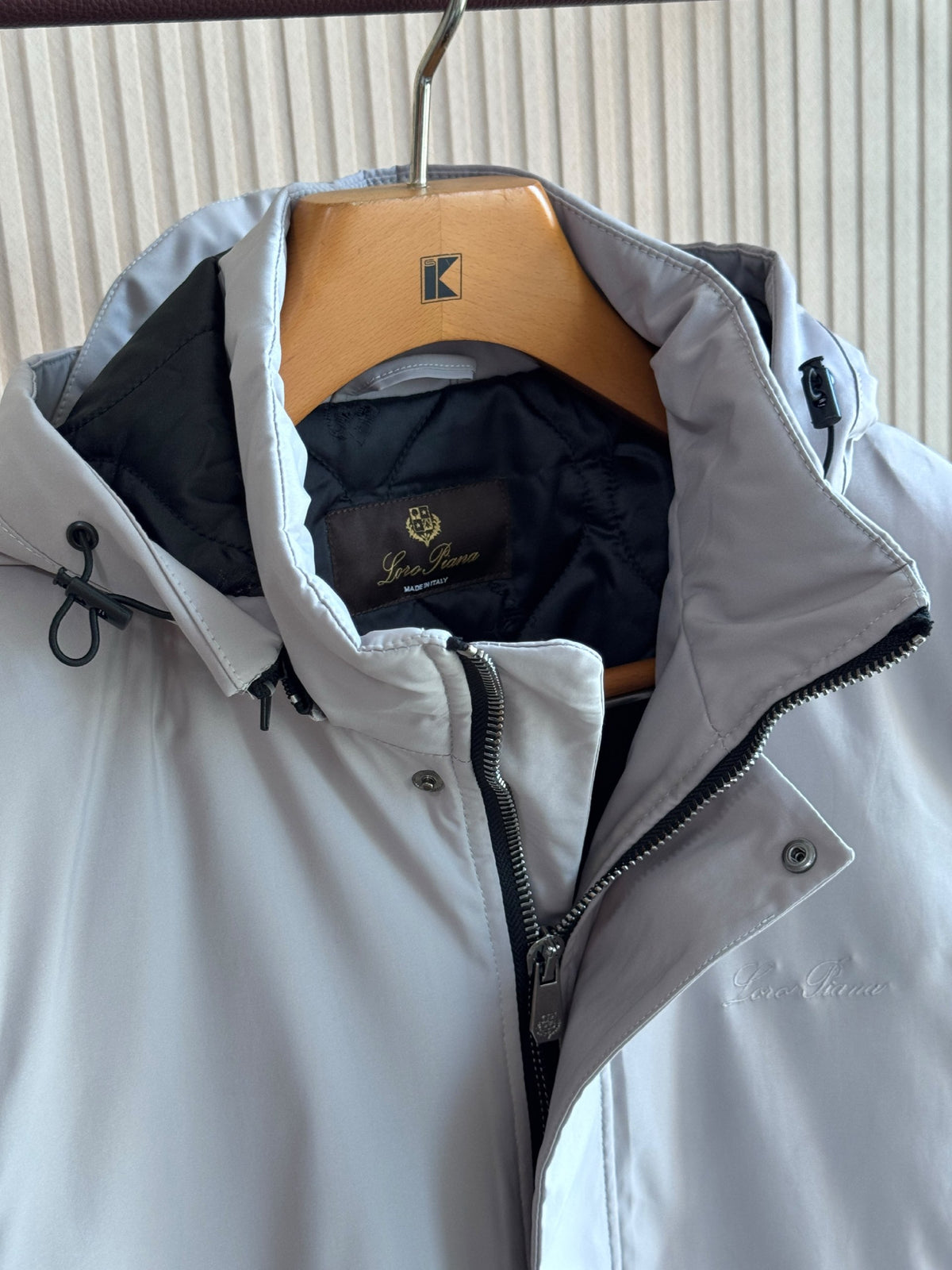 Loro Piana Cuff-Tab Jacket - White, Black