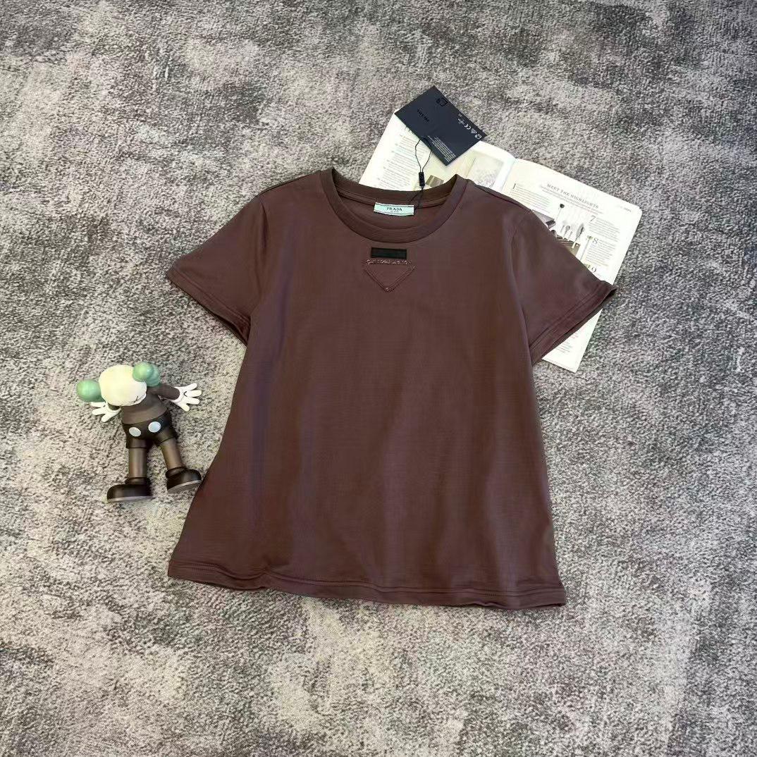 Prada T-Shirt - White, Burgundy