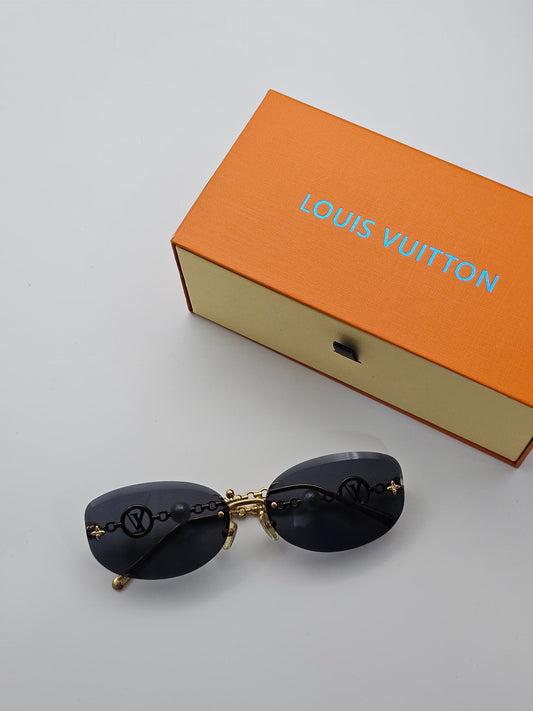 Louis Vuitton Square Rimless Sunglasses - 