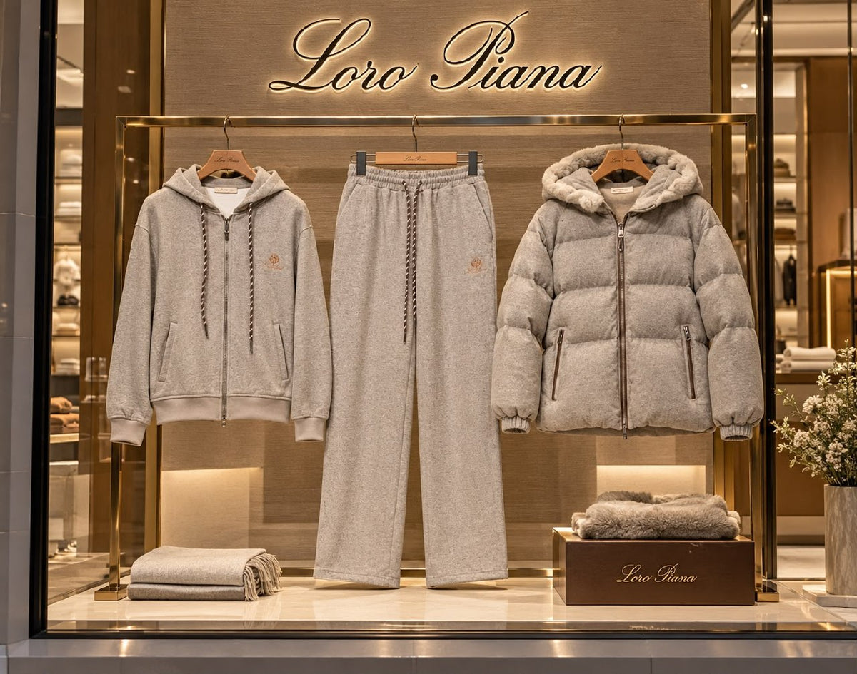 Loro Piana Hooded 3-Piece Set - Grey