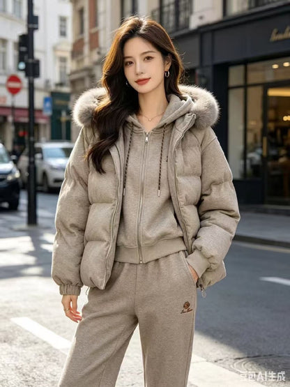 Loro Piana Hooded 3-Piece Set - Grey