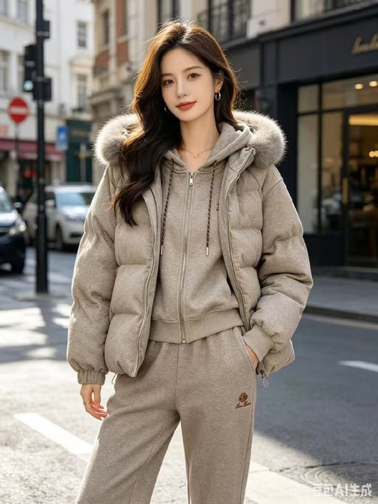 Loro Piana Hooded 3-Piece Set - Grey