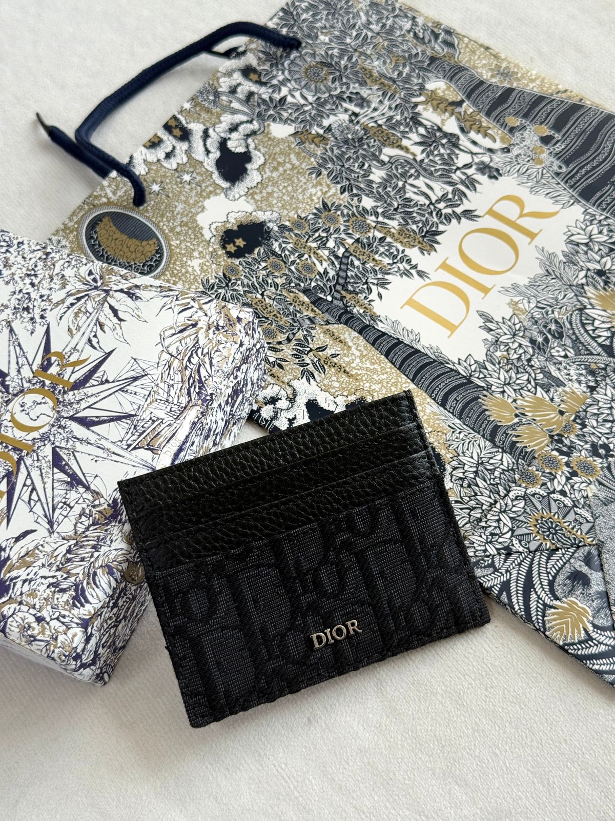Dior Card Holder - Black