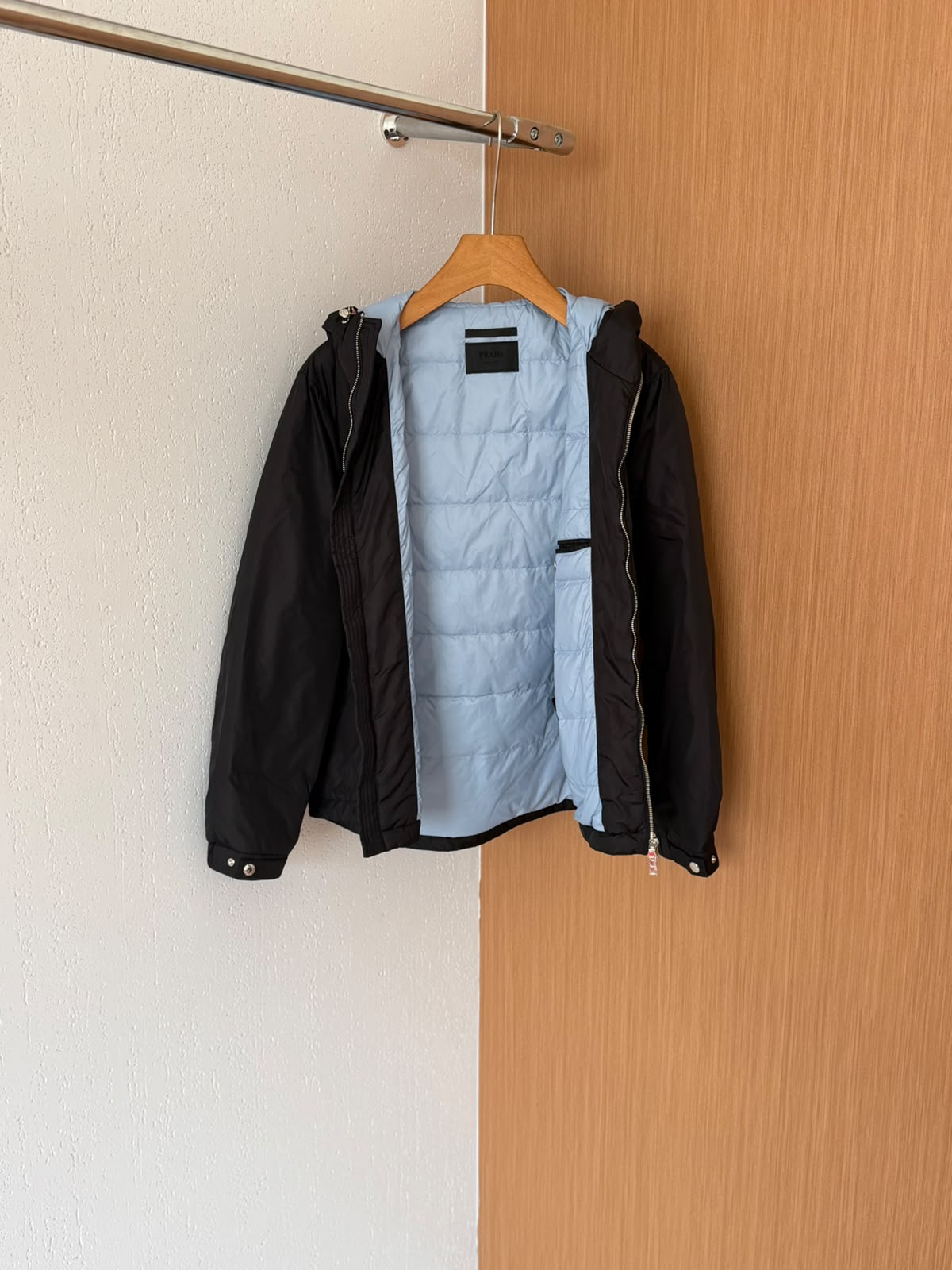 Prada Hooded Jacket - Black