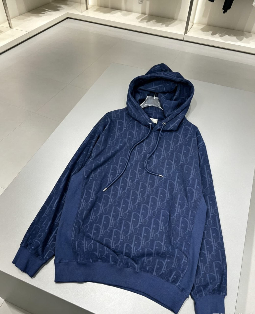 Dior Oblique Hoodie - Navy