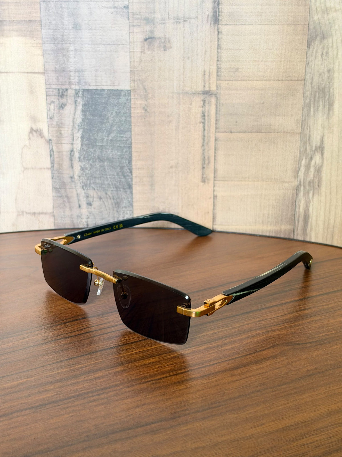 Cartier Square Rimless Sunglasses - 