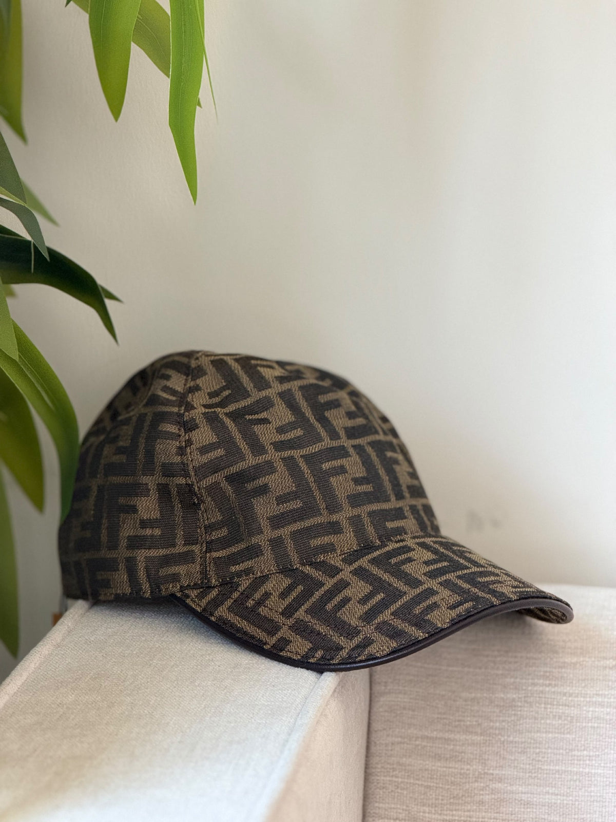 Fendi Monogram Cap - Brown