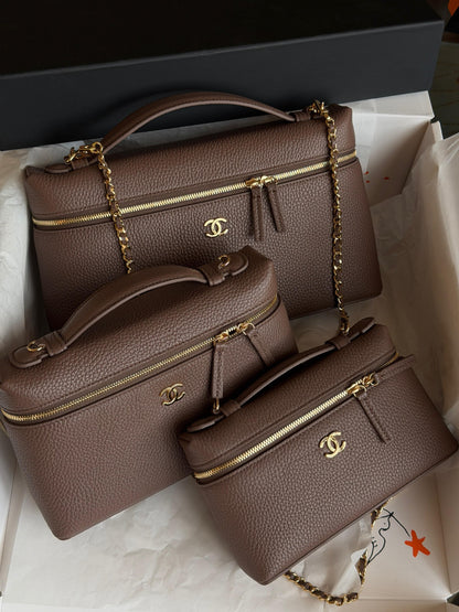Chanel Makeup Bag - Brown