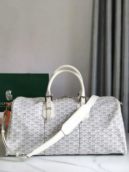 Goyard Boston Duffel Bag - White