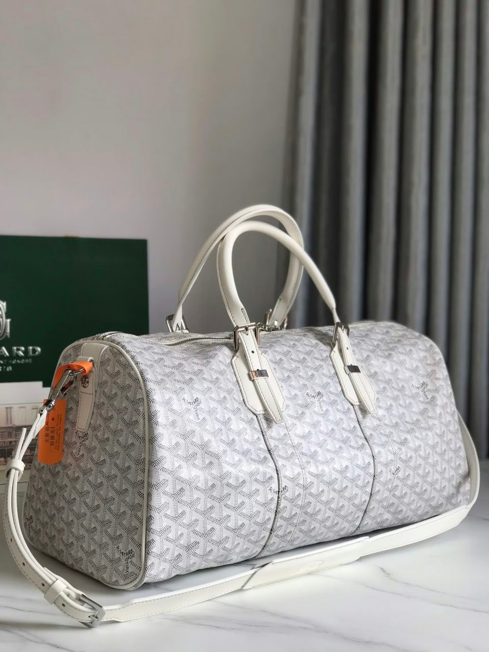 Goyard Boston Duffel Bag - White
