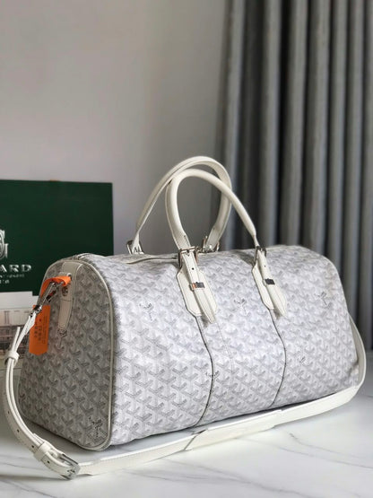 Goyard Boston Duffel Bag - White