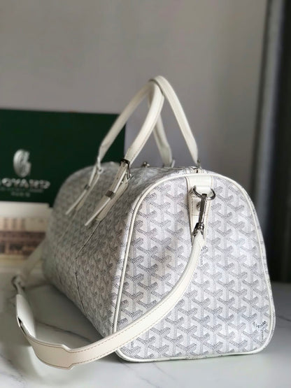 Goyard Boston Duffel Bag - White