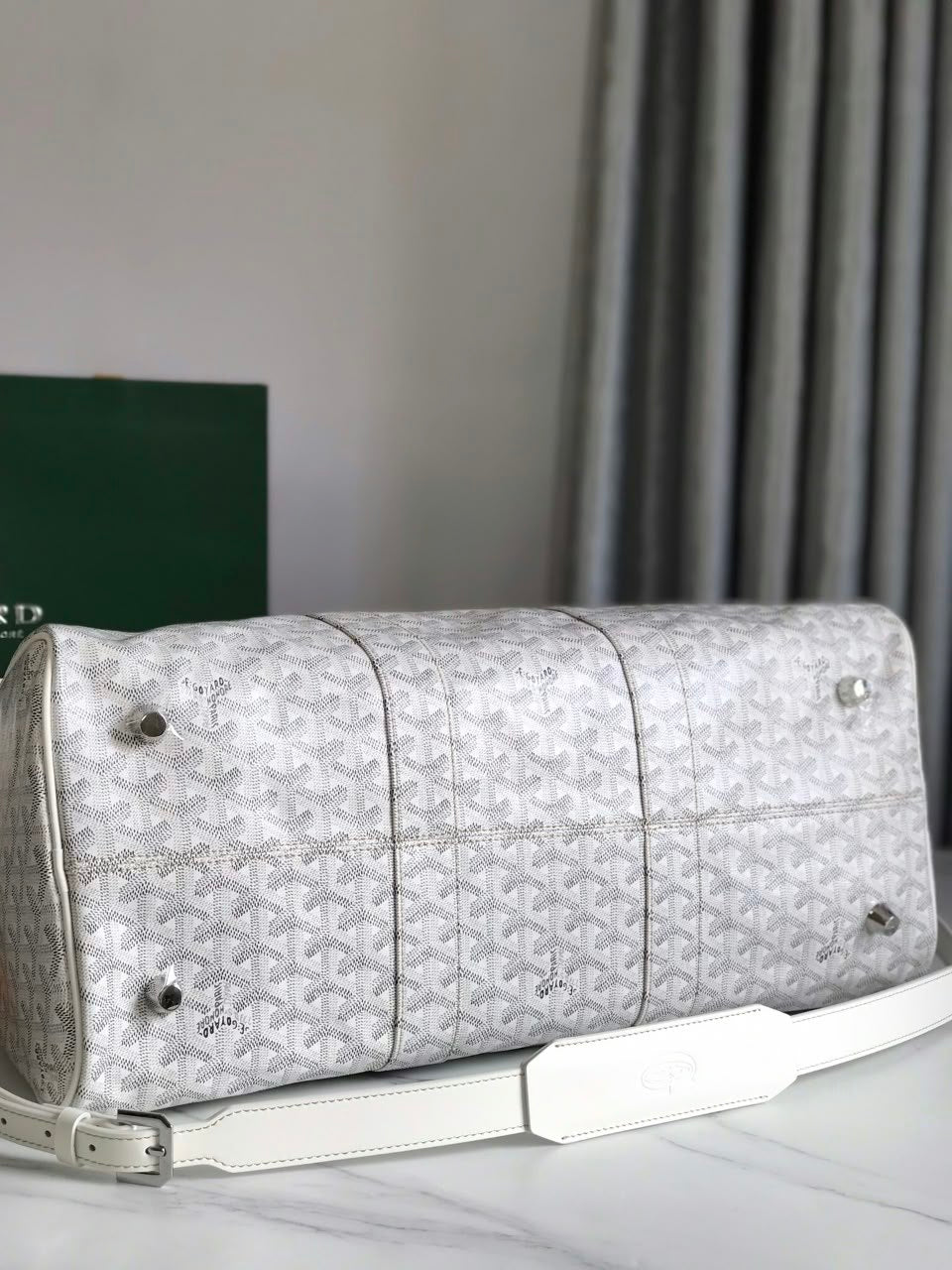 Goyard Boston Duffel Bag - White