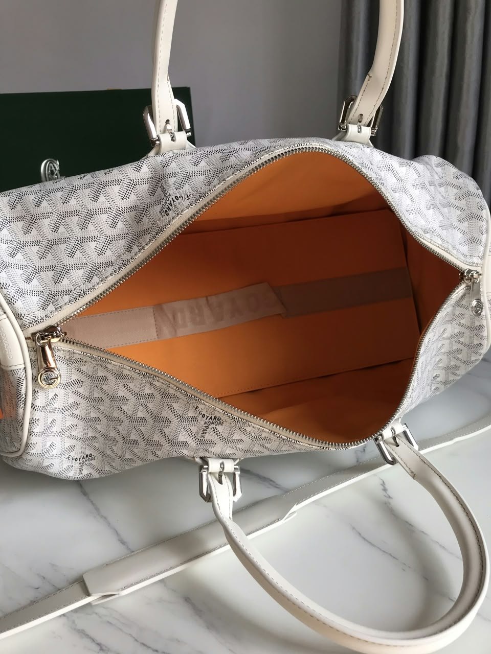 Goyard Boston Duffel Bag - White