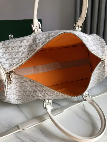 Goyard Boston Duffel Bag - White