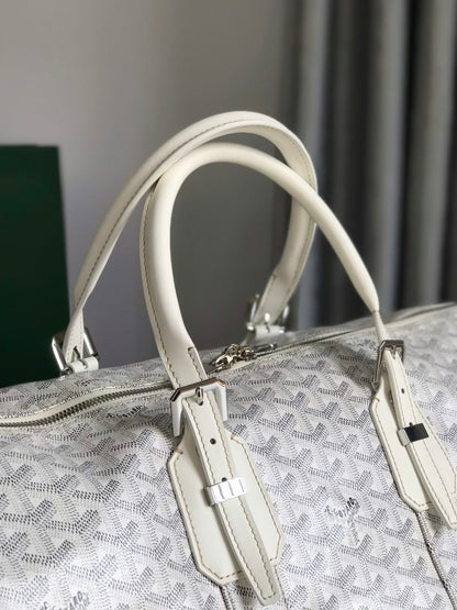 Goyard Boston Duffel Bag - White