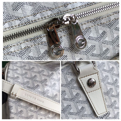 Goyard Boston Duffel Bag - White
