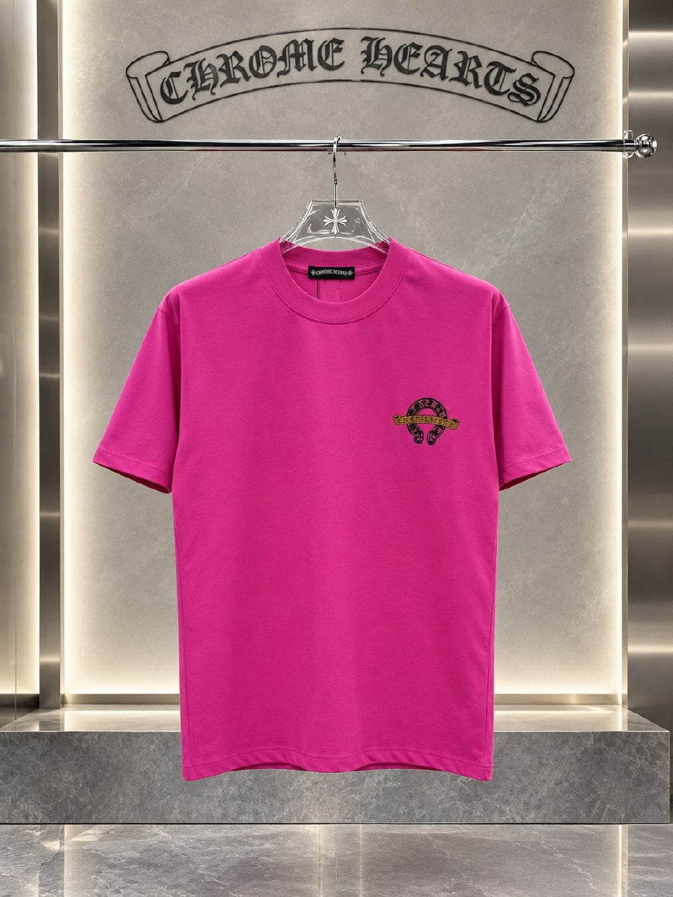 Chrome Hearts T-Shirt - Pink