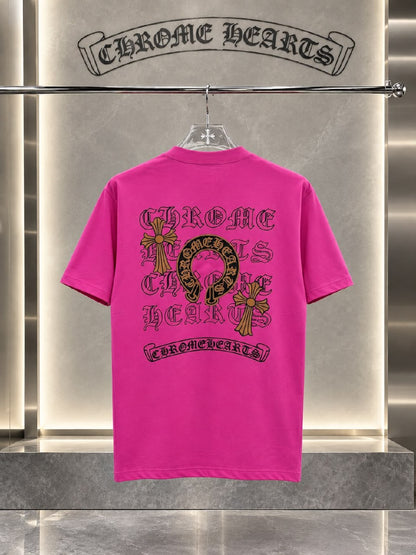 Chrome Hearts T-Shirt - Pink