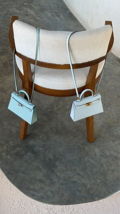 Hermes Mini Kelly Handbag - White